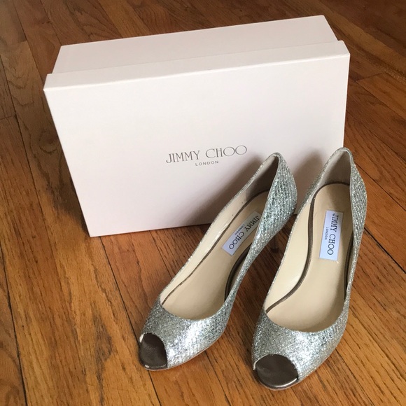 Jimmy Choo Isabel Peep Toe - Picture 3 of 8